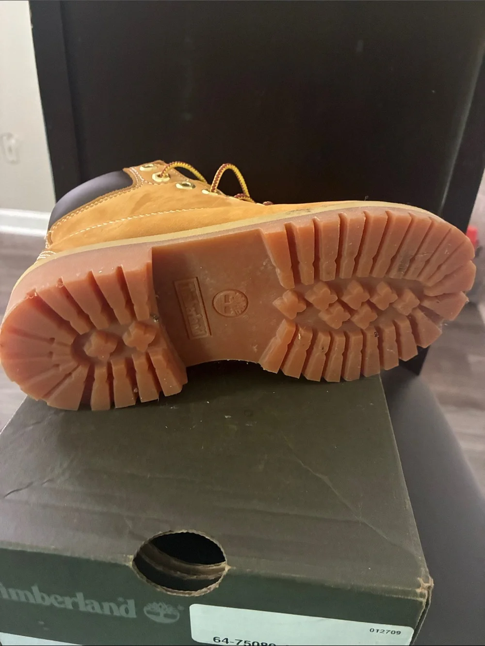 Timberland Kids Wheat/Tan Nubuck Lace-Up Boots
